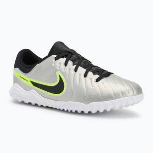 Vaikiški futbolo batai Nike Tiempo Legend 10 Academy TF metallic silver/volt/black
