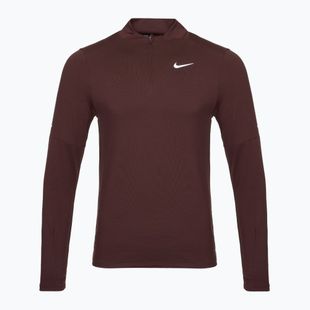 Vyriški bėgimo marškinėliai ilgomis rankovėmis Nike Dri-FIT Element 1/2-Zip burgundy crush