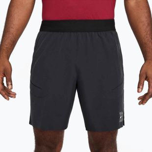 Vyrų teniso šortai Nike Court Dri-Fit Advantage 8" juodi/balti