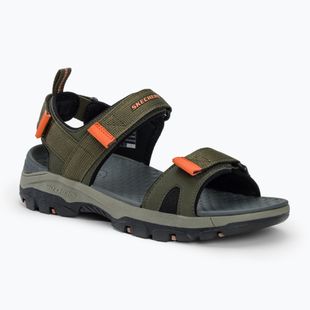 Vyriški sandalai SKECHERS Tresmen Ryer olive/black/orange