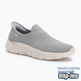 Moteriški batai SKECHERS Go Walk Flex Sunset Rose gray/lavender