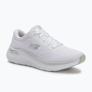 Moteriški batai SKECHERS Arch Fit 2.0 Glow The Distance white/silver