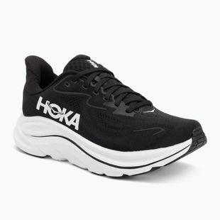 Moteriški bėgimo bateliai HOKA Clifton 10 Wide black/white