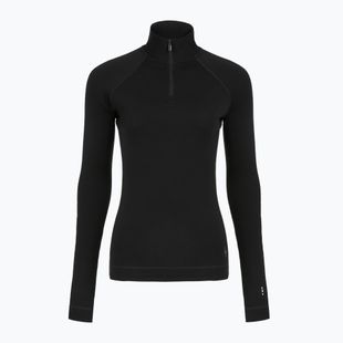 Moteriškas termoaktyvus džemperis Smartwool Classic Thermal Merino Base Layer 1/4 Zip Boxed black