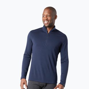 Vyriškas termoaktyvus džemperis Smartwool Classic Thermal Merino Base Layer 1/4 Zip Boxed deep navy