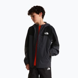 Vaikiška lietaus striukė The North Face Teen Hike Packable Shell tnf black/asphalt grey