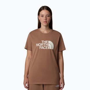 Moteriški marškinėliai The North Face Relaxed Easy Tee latte/white dune