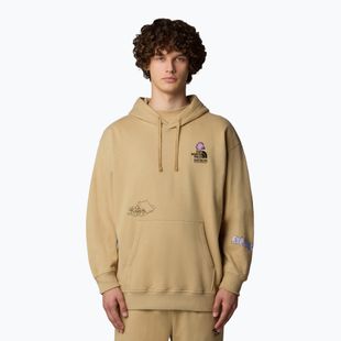 Džemperis The North Face Mountain Cleanup Over Hoodie khaki stone