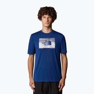 Vyriški marškinėliai The North Face Foundation Abstract Graphic Tee estate blue