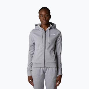 Moteriškas džemperis The North Face Reaxion Fleece Full Zip Hoodie tnf light grey heather