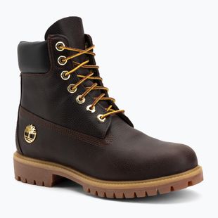 Vyriški batai Timberland Premium 6 Inch Lace Up Waterproof dark brown/full grain/black