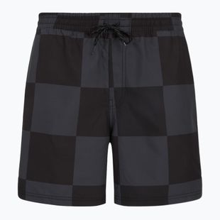 Vyriški šortai Vans Primary Checkerboard Elastic Boardshort black/asphalt