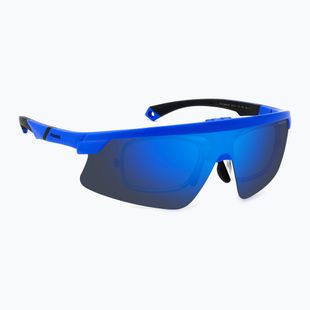 Vyriški akiniai nuo saulės Polaroid PLD 7056/CI/S matt blue/blue mirror polarized