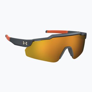 Vaikiški akiniai nuo saulės Under Armour Levelup Jr S3 metalized grey/gold mirror