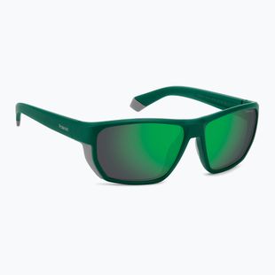 Vyriški akiniai nuo saulės Polaroid PLD 7057/S matte teal/greygreen mirror polarized