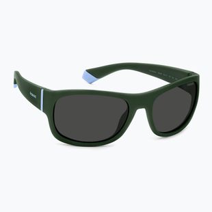 Vaikiški akiniai nuo saulės Polaroid PLD 8064/S green/grey polarized