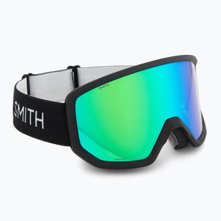 Slidinėjimo akiniai Smith Transfer black/green sol-x mirror