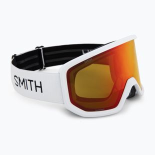 Slidinėjimo akiniai Smith Transfer white/red Sol-X Mirror