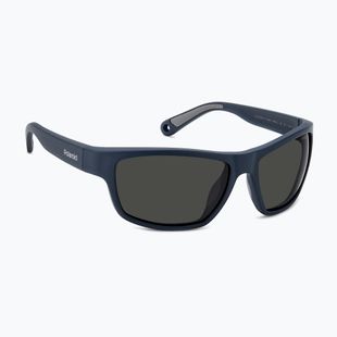 Saulės akiniai Polaroid PLD 7037/S matte blue/grey polarized