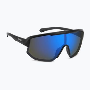 Saulės akiniai Polaroid PLD 7047/S matte black blue/blue mirror polarized