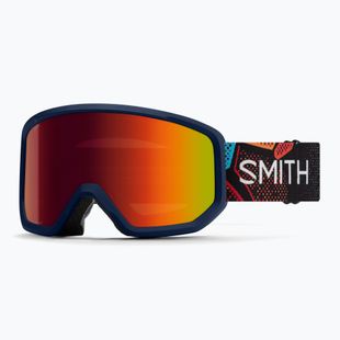 Slidinėjimo akiniai Smith Transfer S3 midnight geo alpine/red solx mirror antifog