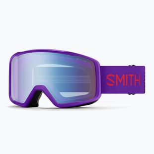 Slidinėjimo akiniai Smith Tribute S1 fresh purple/blue sensor mirror antifog