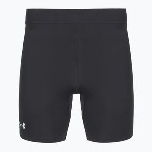 Vyriškos bėgimo tamprės Under Armour Launch Half Tights black/black/metallic silver