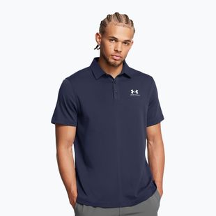 Vyriški polo marškinėliai Under Armour Icon Polo midnight navy/white