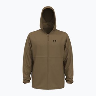 Vyriška treniruočių striukė Under Armour Vibe Woven Windbreaker coyote/black
