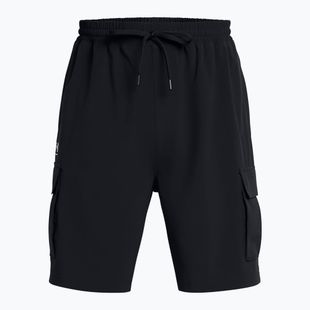 Vyriški treniruočių šortai Under Armour Vibe Woven Cargo black/white