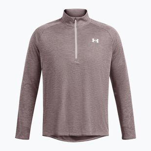 Vyriški marškinėliai ilgomis rankovėmis Under Armour Tech Textured 1/2 Zip tetra gray/white