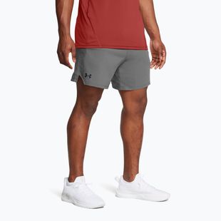 Vyriški treniruočių šortai Under Armour Ua Vanish Woven 6in castlerock/black