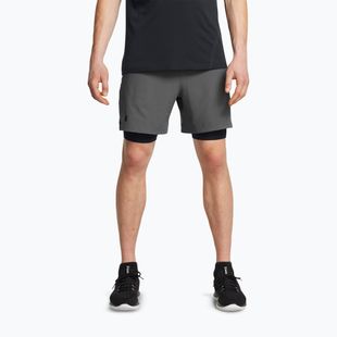 Vyriški treniruočių šortai Under Armour Vanish Woven 2In1 Sts castlerock/black/black