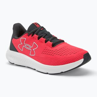 Under Armour Charged Pursuit 3 Big Logo racer red/anthracite/white moteriški bėgimo bateliai