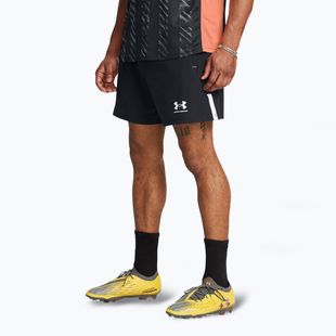 Vyriški futbolo šortai Under Armour Challenger Pro Woven black / white