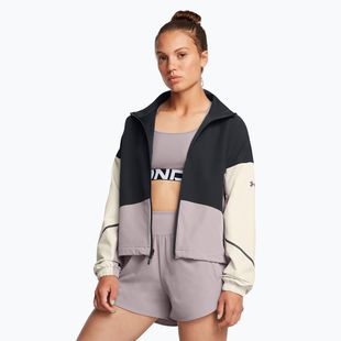 Under Armour moteriška striukė Unstoppable black/summit white/tetra gray