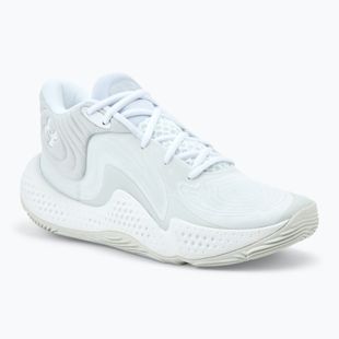 Krepšinio bateliai Under Armour Spawn 6 white/distant gray/white clay