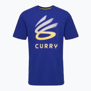 Vyriški marškinėliai Under Armour Curry Logo Trend royal/white/taxi
