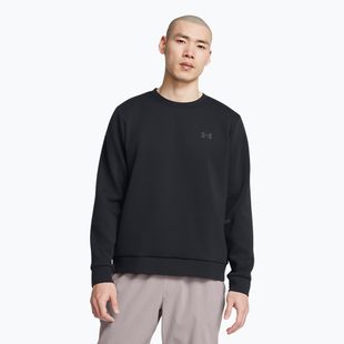 Vyriškas džemperis Under Armour Unstoppable Fleece Crew black/black