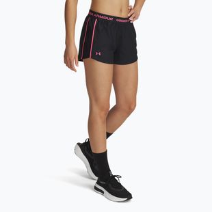 Moteriški šortai Under Armour Tech Play Up black/super pink