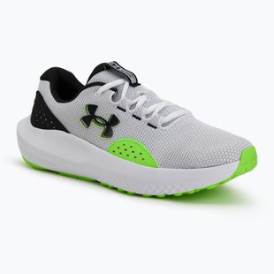 Vyriški bėgimo bateliai Under Armour Charged Surge 4 white/hyper green/black