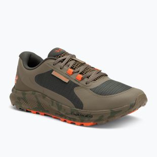Vyriški bėgimo batai Under Armour Charged Bandit Trail 3 marine od green/bayou/ares red