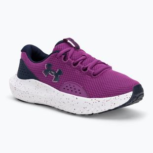 Moteriški bėgimo bateliai Under Armour Charged Surge 4 andromeda purple/midnight navy/midnight navy