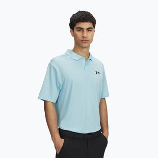 Vyriški polo marškinėliai Under Armour Matchplay Polo stream/black