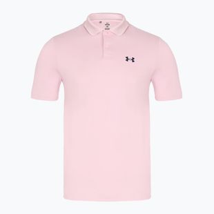 Vyriški polo marškinėliai Under Armour Matchplay Polo prime pink/midnight navy