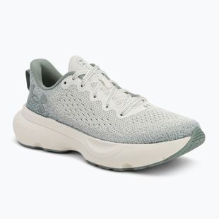 Moteriški bėgimo bateliai Under Armour Infinite white quartz/silica green/metallic silica