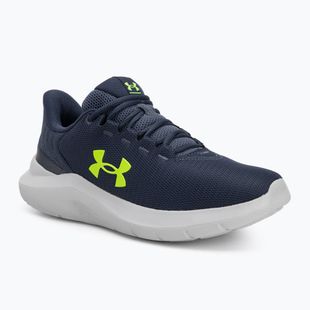 Vyriški bėgimo batai Under Armour Phade RN 3 downpour gray/downpour gray/hyper green