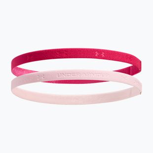 Galvos juosta Under Armour Mini Bands (2 vnt.) shaded fuchsia/prime pink