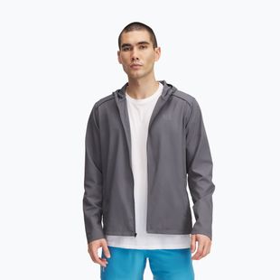 Vyriška bėgimo striukė Under Armour Storm Run Hooded castlerock/jet gray/reflective