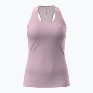 Moteriški treniruočių marškinėliai Under Armour HeatGear Armour Racer prime pink/white